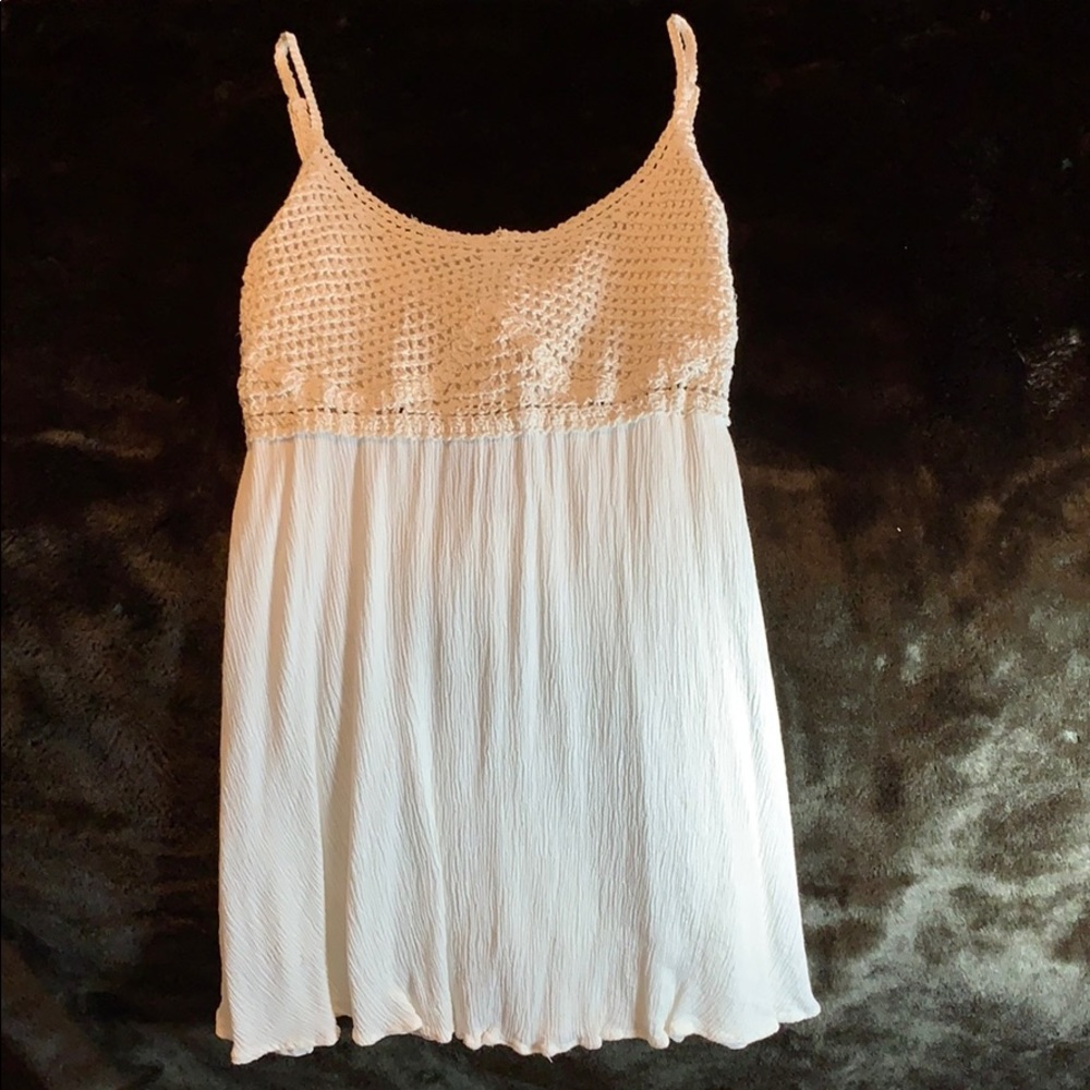 Crochet Mini Dress